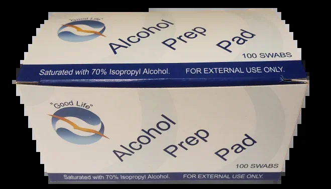Alcohol Prep Pads for Pre-Stim Application or After-Use Care