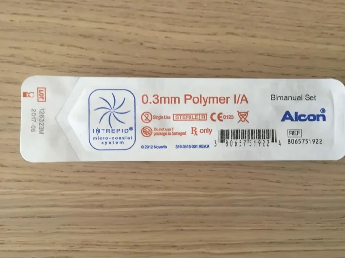 Alcon BIMANUAL SET, I/A INTREPID HNDPIECE 0.3MM POLYER (6/BX) – 8065751922