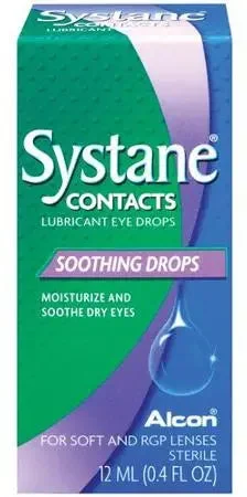 Alcon Systane Contacts Lubricant Eye Drops