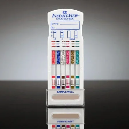 Alfa Scientific Designs Inc Instant-View Drugs of Abuse Test Instant-view 12-Drug Panel AMP, BAR, BZO, COC, mAMP/MET, MDMA, MOR, MTD, PCP, PPX, TCA, THC Urine Sample CLIA Moderate Complexity 20 Tests – 749173
