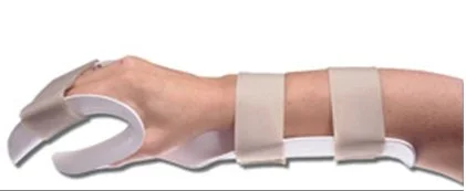 Alimed Alimed Deluxe Functional Position Hand Splint Thermoplastic Right Hand White Large – 5187