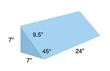 Alimed Alimed Positioning Wedge AliMed 7 W X 24 D X 7 H Inch Foam Freestanding – 9-007