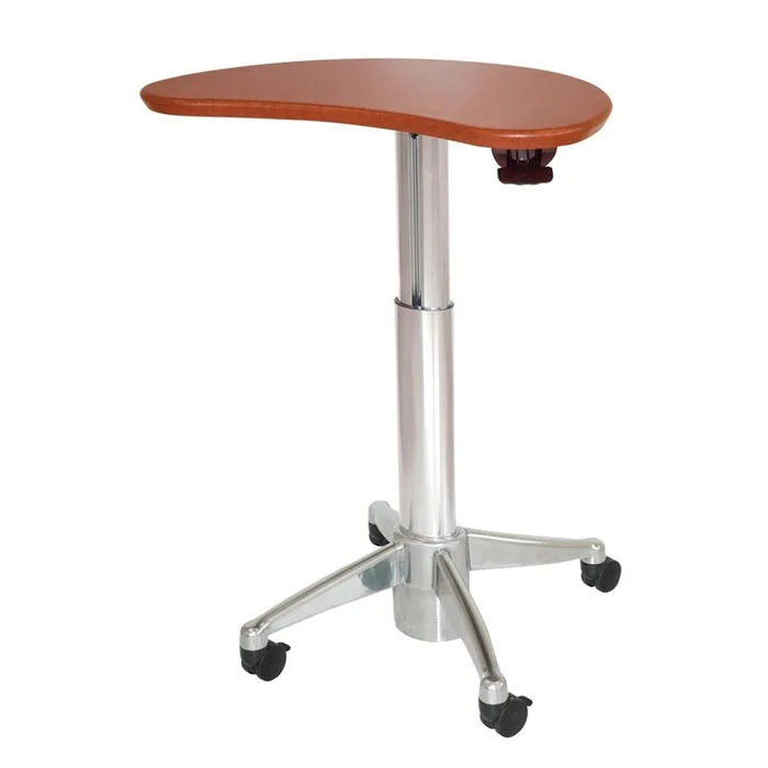 Alimed Height-Adjustable Work Tables Height-Adjustable Table, 26″W x 15″D Rectangle, Shark Grey – 711620