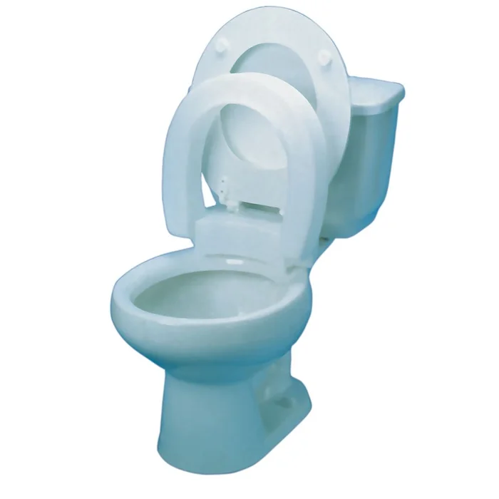 Alimed Hinged Elevated Toilet Seat Hinged Elevated Toilet Seat, Standard – 80593