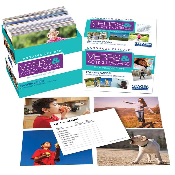 Alimed Language Builder Verbs & Action Words Language Builder Verbs & Action Words – 83434