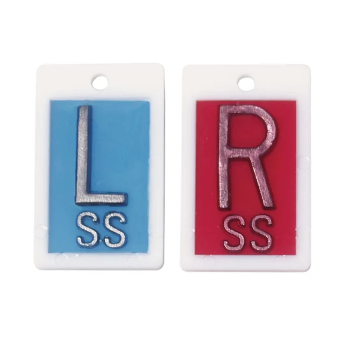 Alimed Left/Right Marker Sets Left/Right Marker Sets, 5/8″H Sharp Face, without Initials – 927471