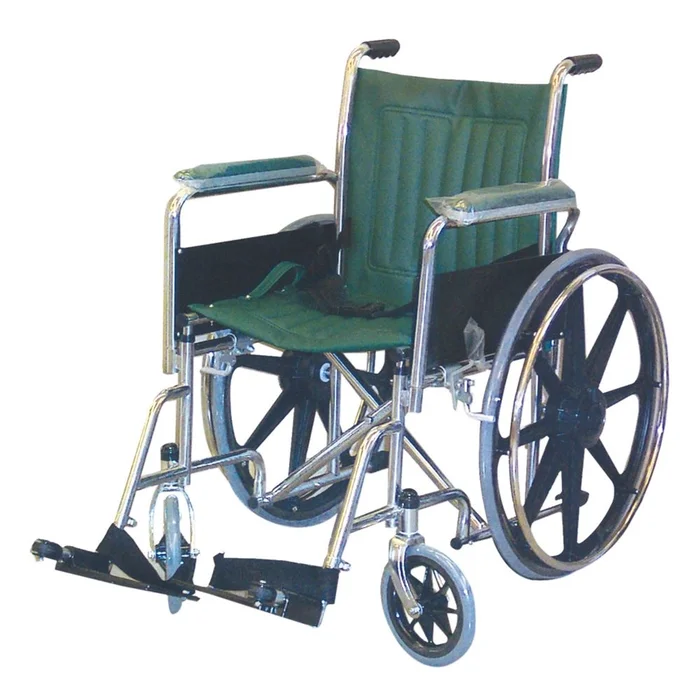 Alimed MRI Nonmagnetic Wheelchairs NonMagnetic Wheelchair, Bariatric, 26″, Navy Blue – 921814