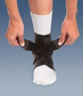 Alimed Mueller Ankle Support One Size Fits Most Strap Closure Left or Right Foot – 64424
