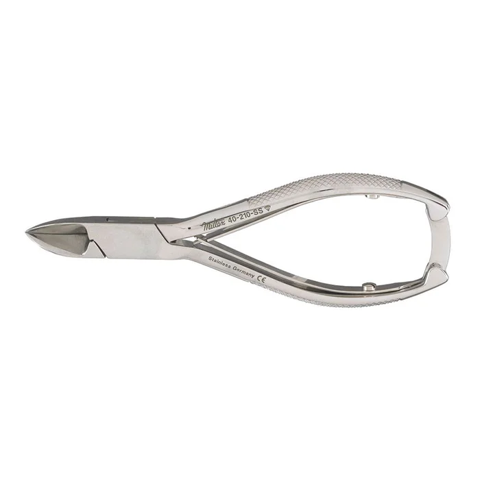 Alimed Nail Nippers, Concave Jaw, Double Spring Nail Nippers, Concave Jaws, Stainless, Economy – 98NIP1-4
