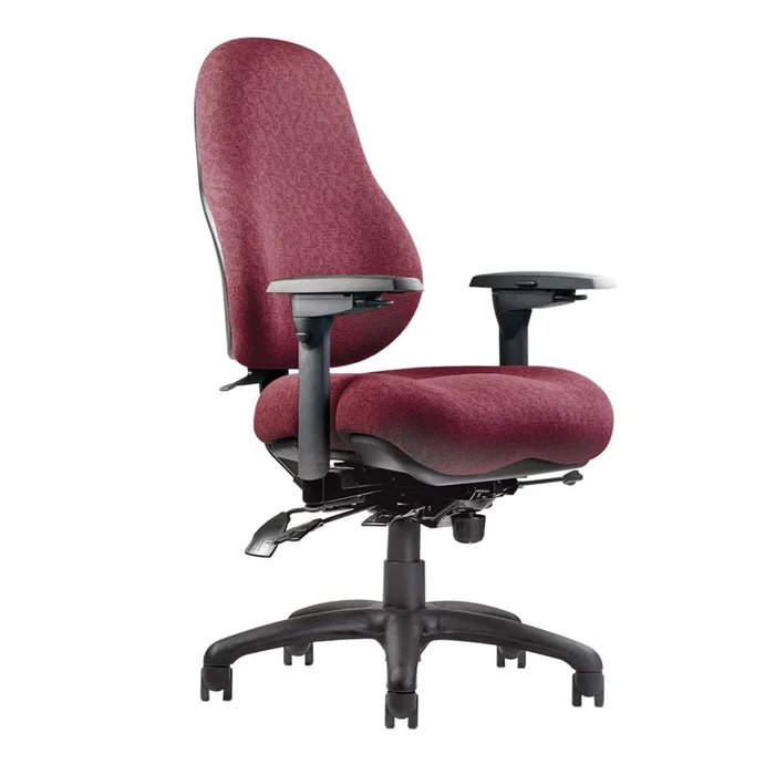 Alimed Neutral Posture High Back Task Chair High Back Task Chair, Vinyl, Cleanroom, Navy – 711251/NA/NA/NAVY