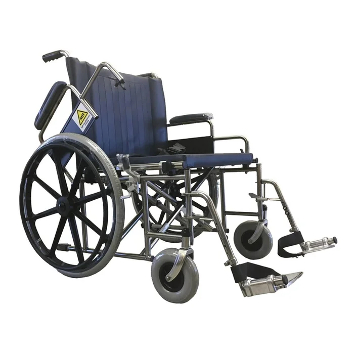 Alimed Nonmagnetic Wheelchairs 26″W Bariatric Wheelchair with Desk Length Arms – 936737