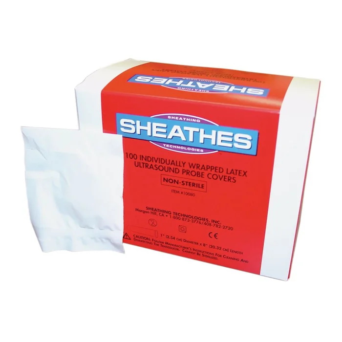 Alimed Nonsterile Rolled Latex Probe Covers Nonsterile Rolled Latex Probe Covers, Individually Wrapped, Dispenser, 100/bx – 921334