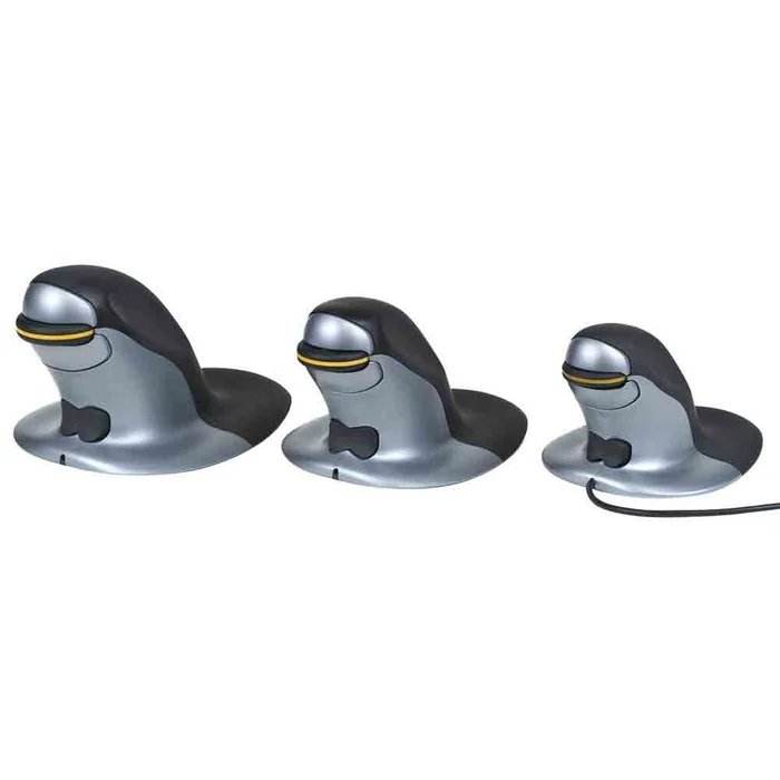 Alimed Penguin Vertical Mouse Penguin Mouse, Small, Wired – 712898