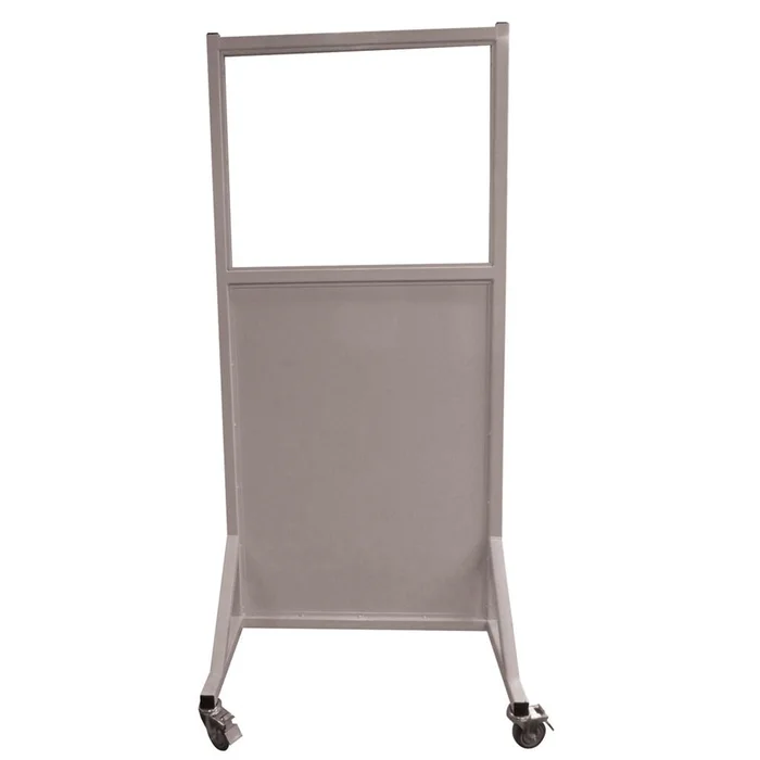 Alimed Phillips Safety Mobile Lead Glass Barriers Mobile Leaded Barrier, 30″W x 48″W Window, 2.0 mmPb – 937589