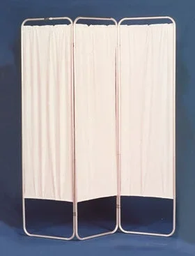 Alimed Privacy Screen Folding 3-Panel Aluminum / Vinyl – 73381