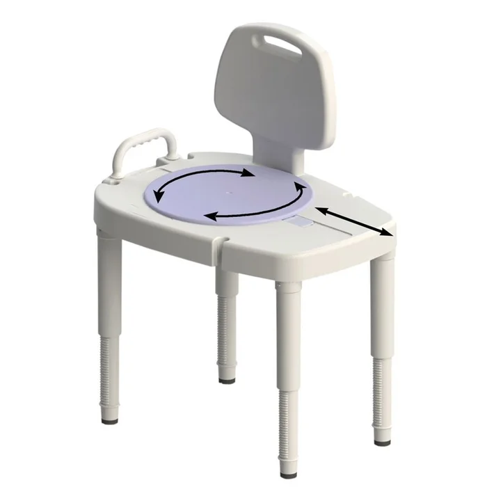 Alimed Sliding-Rotating Transfer Bench Sliding-Rotating Transfer Bench – 713064