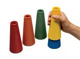 Alimed Stacking Cone Red, Blue, Green, Yellow, and Orange – 32902