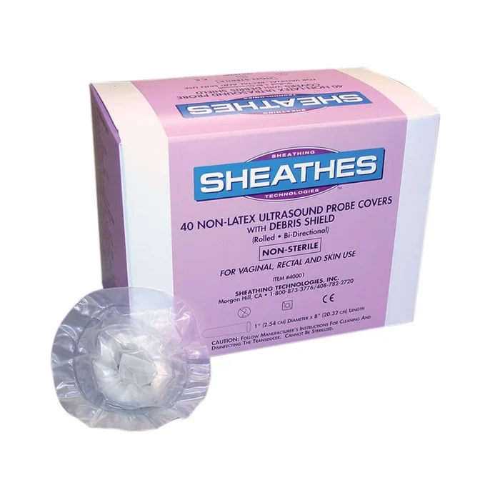 Alimed Sterile Bidirectional Probe Cover Bidirectional Probe Covers, Sterile, Ind. Wrapped w/1 Elastic, Dispenser, 20/bx – 921338