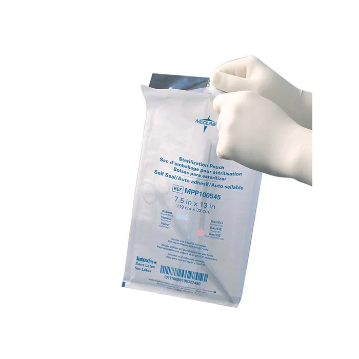 Alimed Sterilization Pouches, Pre-Printed Self-Seal Pouch, 5.25″x10″, 2,000/cs – 936002