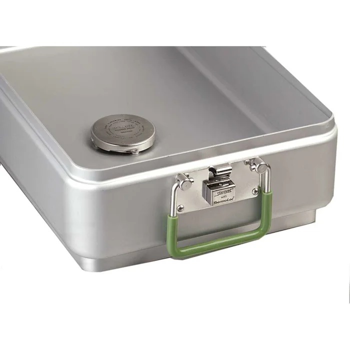 Alimed SteriSet Sterilization Containers Three-Quarter Size, Flat Bottom, 18″x11″x5-1/4″ – 936048