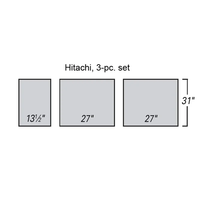 Alimed Support Surfaces for MRI Hitachi Tables, 3-Pc. Set Support Surface for MRI Hitachi Table, 3-Pc. Set, Basic – 935242