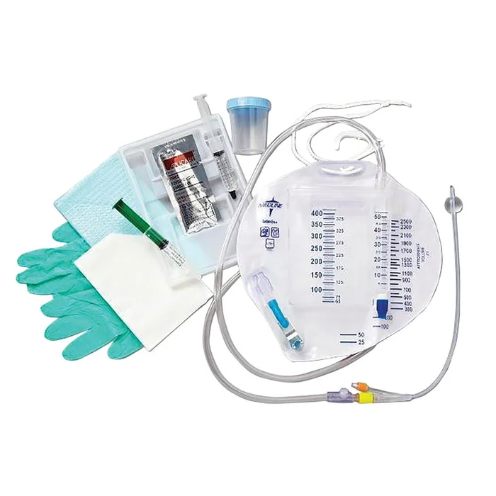 Alimed Urine Meter Trays 100% Silicone Foley Catheter Tray, 16Fr 5cc – 933366
