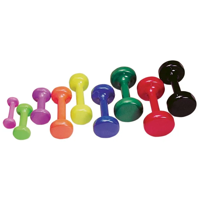 Alimed Vinyl-Coated Dumbbells Vinyl-coated Dumbbells, 9 lbs., Pair – 35182