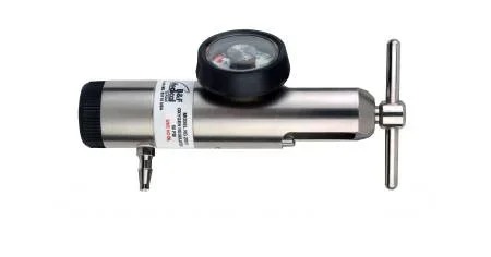 Allied Healthcare B & F Medical Oxygen Regulator Click Style with Gauge 0 – 25 LPM Barb Outlet CGA-870 – 21030