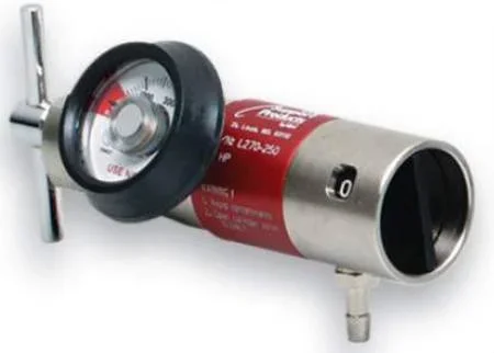 Allied Healthcare LSP Oxygen Regulator Continuous with Gauge 0 – 25 LPM Barb Outlet CGA-870 – L270-250
