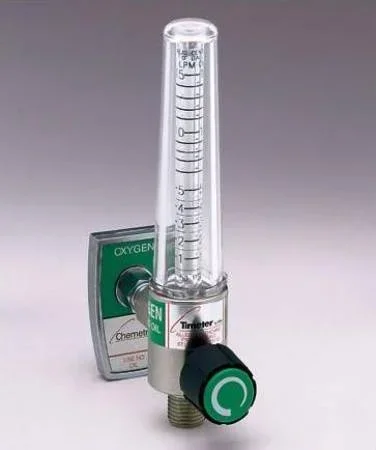 Allied Healthcare Timeter Sure Grip Oxygen Flowmeter Single 0 – 15 LPM DISS Outlet DISS Hand Tight Adapter – 15008-03-A