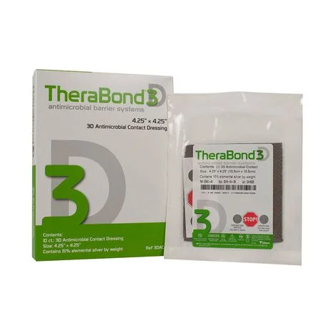 Alliqua Biomedical TheraBond 3D Antimicrobial Contact Dressing With SilverTrak Technology