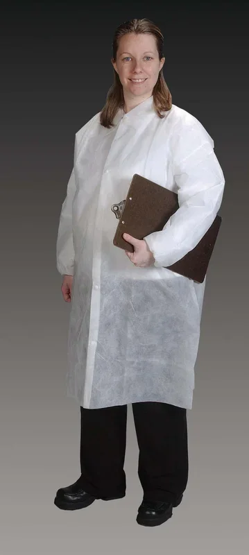 Alpha Pro Tech GenPro Critical Cover Lab Coats White – 25 Per Case