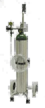 Aluminum Oxygen Kit, Empty, 685 Liter
