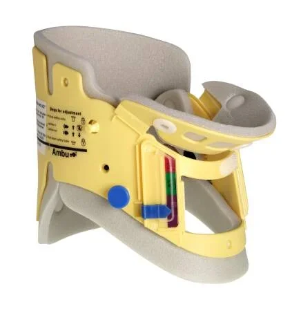 Ambu Perfit ACE Cervical Collar with Headwedge Plastic Adult Adjustable One Piece 3 to 6 Inch Height – 281151