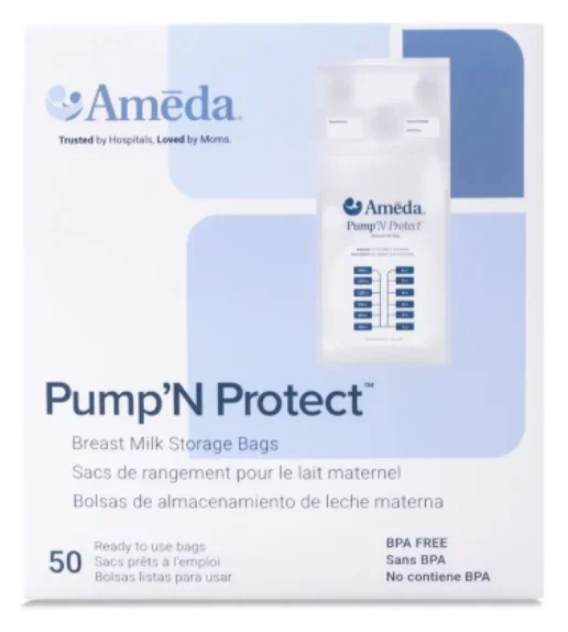 Ameda® Pump ‘N Protect™ 6 oz. Plastic Breast Milk Storage Bags