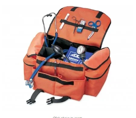 American Diagnostic Corp ADC Trauma Bag Orange Nylon 17-1/2 X 10-3/4 X 7 Inch – 1025OR