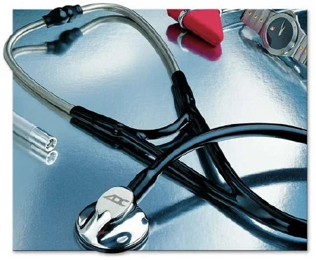 American Diagnostic Corp Adscope 600 Cardiology Stethoscope Burgundy 1-Tube 19 Inch Tube Single Head Chestpiece – 600BD