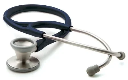 American Diagnostic Corp Adscope 602 Cardiology Stethoscope Blue 1-Tube 19 Inch Tube Double Sided Chestpiece – 602N