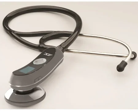 American Diagnostic Corp Adscope Electronic Stethoscope Gray 1-Tube 19 Inch Tube Single Head Chestpiece – 658MG