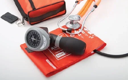 American Diagnostic Corp Pro’s Combo III Aneroid Sphygmomanometer Pocket Style Hand Held 1-Tube Adult Size Arm – 788-11ABK