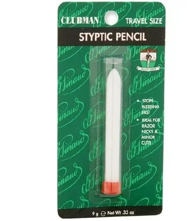 American International Industries Clubman Styptic Pencil 0.33 oz. – 7006608120