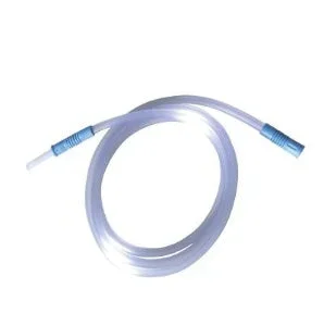 Amsino International AMSure Suction Connector Tubing 1-1/2 Foot Length 3/16 Inch ID Sterile Tube-to-Tube Connector Clear NonConductive PVC – AS820