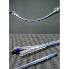 Amsino International Foley Catheter AMSure 2-Way Standard Tip 30 cc Balloon 16 Fr. Silicone, 10 EA/BX