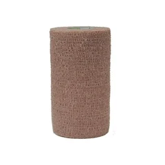 Andover Coated Products Co-Flex® Cohesive Bandage Med 4 x 5 Yd. Standard Compression, Self-adherent Closure, Tan NonSterile