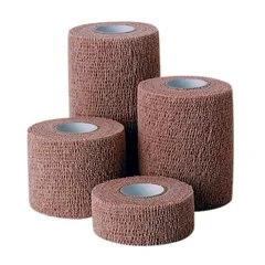 Andover Coated Products Cohesive Bandage CoFlex 1″ x 5 Yard 14 lbs. Tensile Strength Self-adherent Closure Tan NonSterile, 30 EA/CS - Image 2