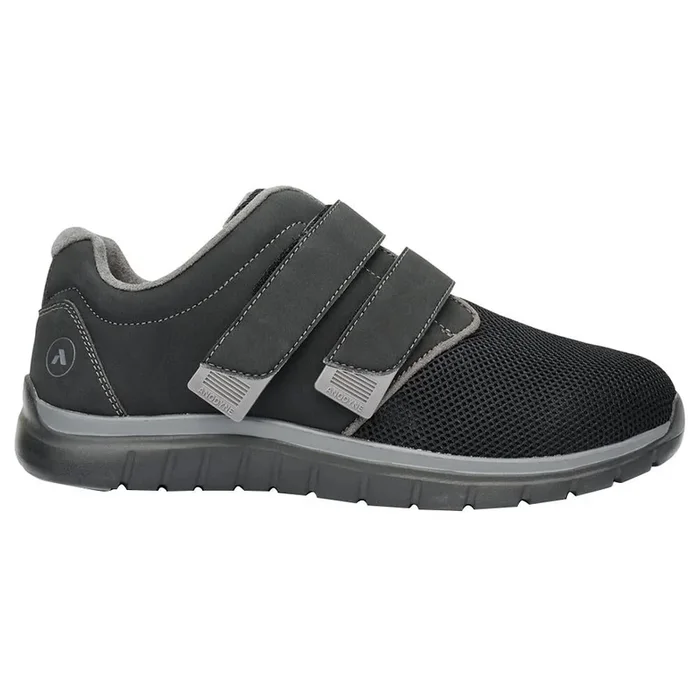 Anodyne No. 74 Men’s Sport Double Depth Shoes – Black Grey