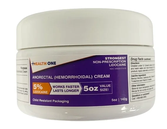 Anorectal (Hemorrhoidal) Cream – Jar 5 oz