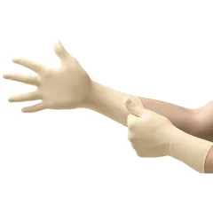 Ansell Exam Glove Ultra One® NonSterile Powder Free Latex Ambidextrous Textured Fingertips White Not Chemo Approved Small