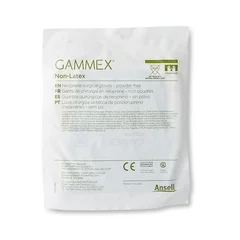 Ansell Surgical Glove Derma Prene® Ultra Size 6.5 Sterile Pair Polyisoprene Extended Cuff Length Smooth Green Chemo Tested, 50/BX - Image 2