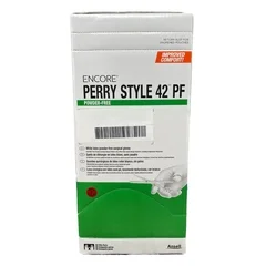Ansell Surgical Glove ENCORE Perry Style 42 PF Size 7 Sterile Pair Latex Extended Cuff Length Smooth White Not Chemo Approved, 200 EA/CS - Image 3